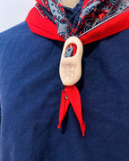 Rode zakdoek met naam