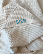 Omslagdoek Wafel met naam