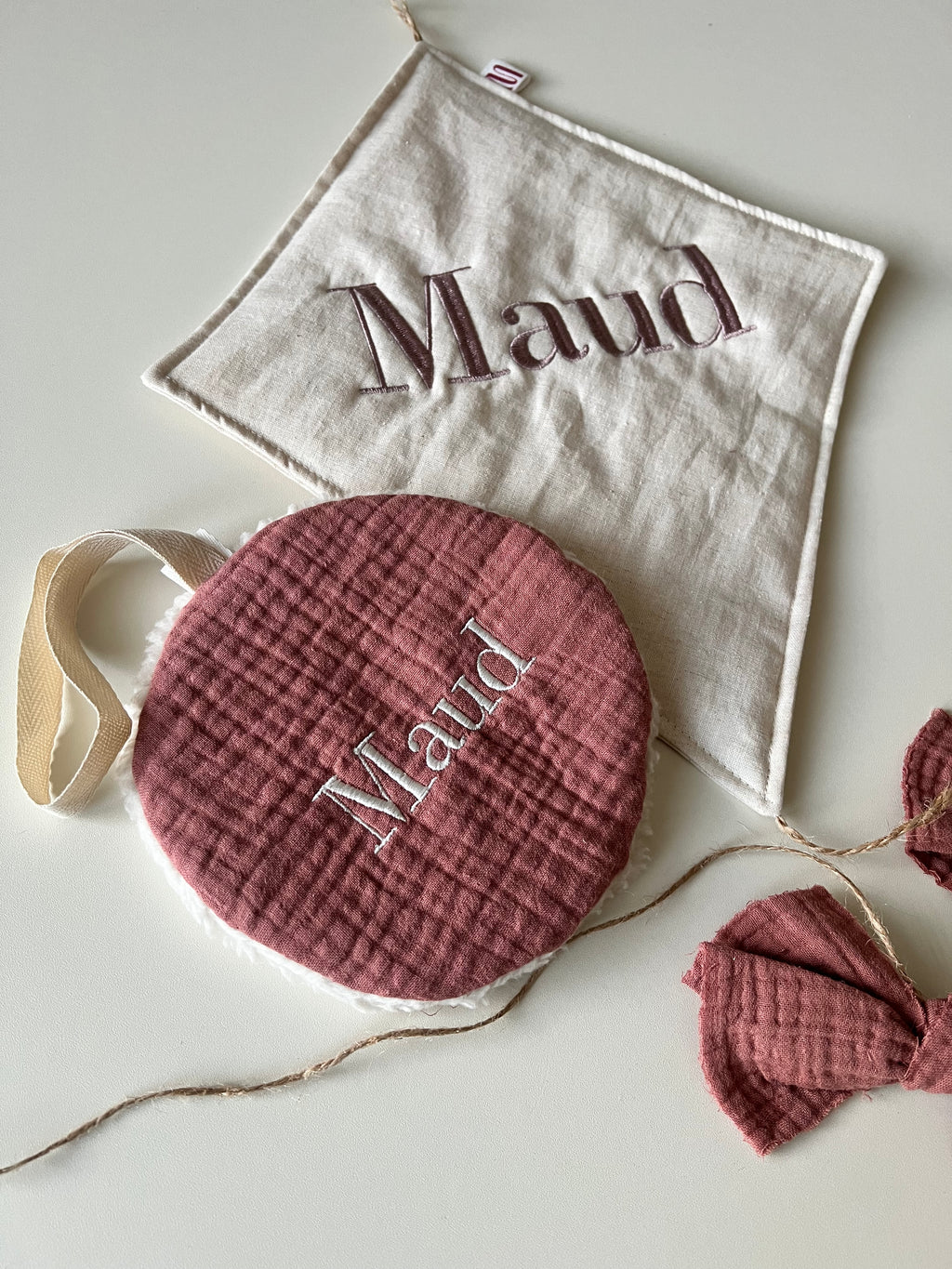 Speendoekje Rond met naam