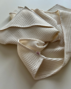 Omslagdoek wafelkatoen ongebleekt/beige