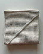Omslagdoek wafelkatoen ongebleekt/beige