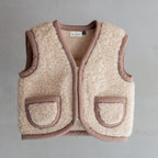 Wollen kinderbodywarmer Bruin Van Buren